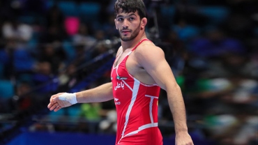 Olympic champion Hassan Yazdani return to mat after knee surgery