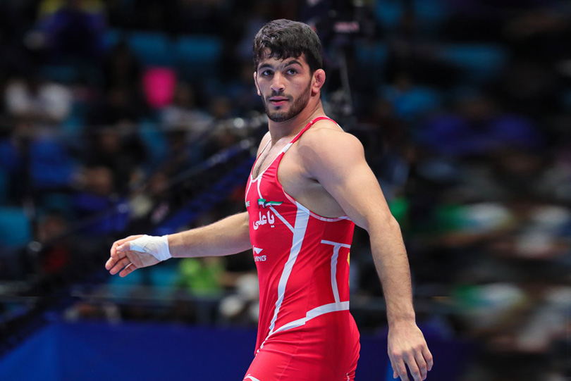 Olympic champion Hassan Yazdani return to mat after knee surgery