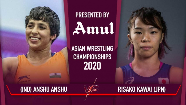 Asian Wrestling Championships 2020 Day 4: Anshu Semi-final Bout – watch the bout