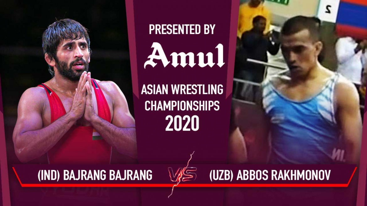 Asian Wrestling Championships 2020 Day 5- Bajrang Punia enters Semi-Final – watch the bout