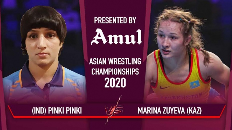 Asian Wrestling Championships 2020 Day 3: Pinki Enters Final