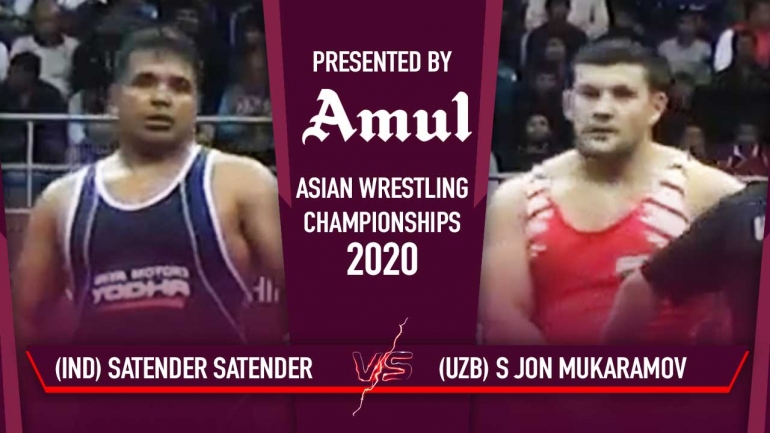 Asian Wrestling Championships 2020 Day 6- Watch Satender Qualification Bout