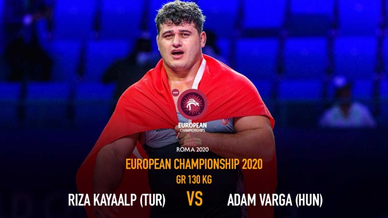 European Wrestling Championships 2020 – 1/8 GR 130 KG – Riza Kayaalp (TUR) VS Adam Varga (HUN)