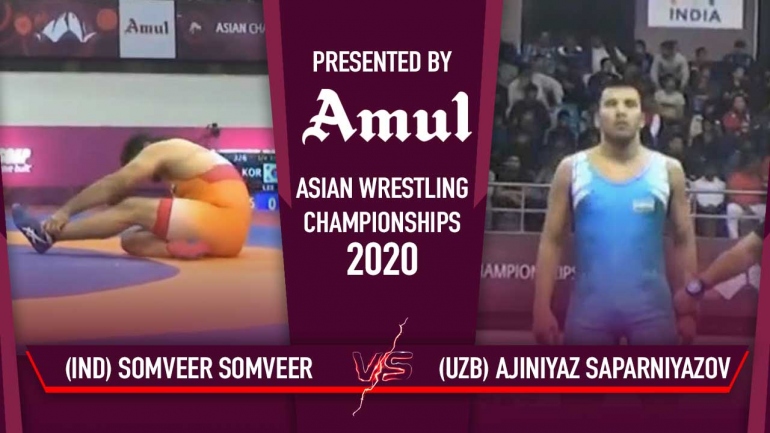 Asian Wrestling Championships 2020 Day 6- Watch Somveer Qualification Bout