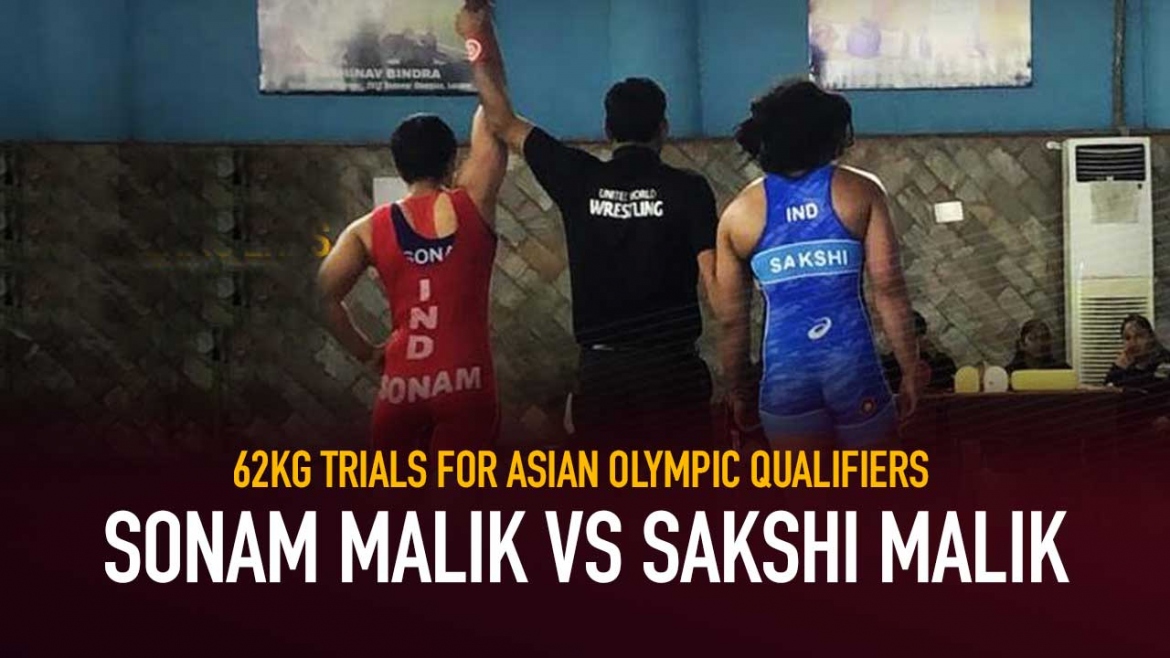 62kg Trials for Asian Olympic Qualifiers: Sonam Malik vs Sakshi Malik
