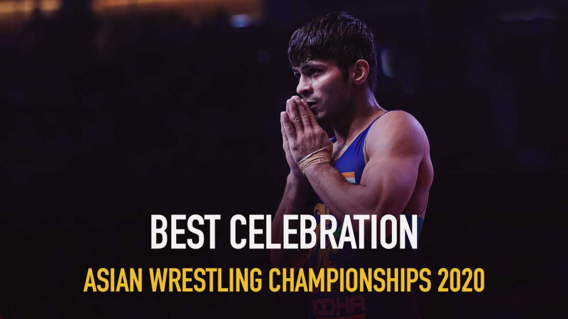 Watch Best celebration of Asian Wrestling Championships 2020