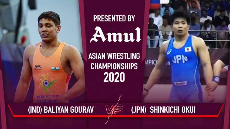 Watch Gourav Semi-Final Bout – Asian Wrestling Championships 2020 Day 5