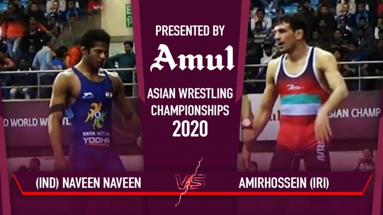 Watch Naveen Semi-Final Bout – Asian Wrestling Championships 2020 Day 5