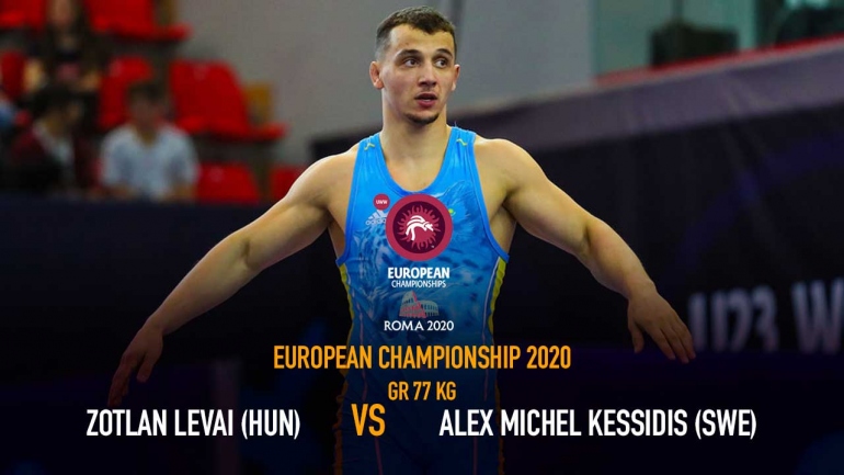 European Wrestling Championships 2020 – Qualification GR 77 KG – Zotlan Levai (HUN) VS Alex Michel (SWE)
