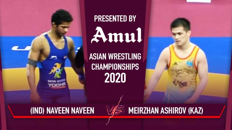 Watch Naveen Gold Medal Match – Asian Wrestling Championships 2020 Day 5