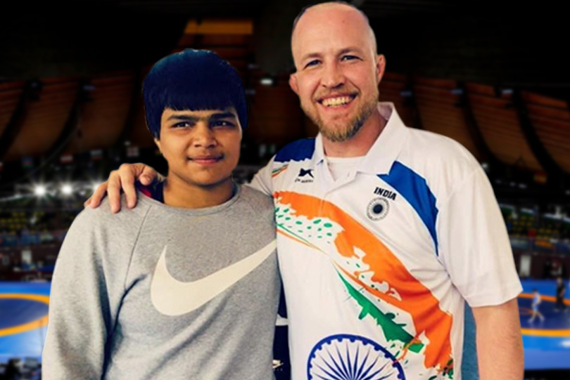 Coronavirus Impact : Amidst Coronavirus scare, Indian women wrestling coach Andrew Cook returns home