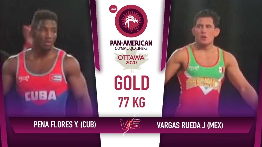 Olympic Qualifier 2020 -GR- 77KG Gold Match Yosvanys FLORES (CUB) vs Tracy VARGAS RUEDA (MEX)