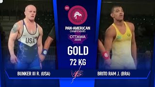 Pan American Championships 2020- GR 72 kg- Gold Medal Match- Raymond Anthony (USA) vs Joilson (BRA)
