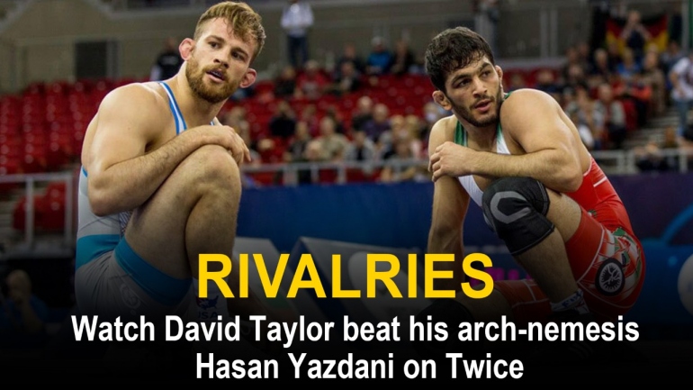 Rivalries: Watch David Taylor beat his arch-nemesis Hasan Yazdani on twice