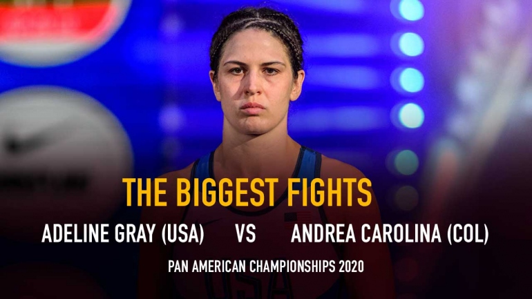 The Biggest Fights Watch Adeline Gray df Andrea Carolina (COL) by 11-0 – Pan American Championships