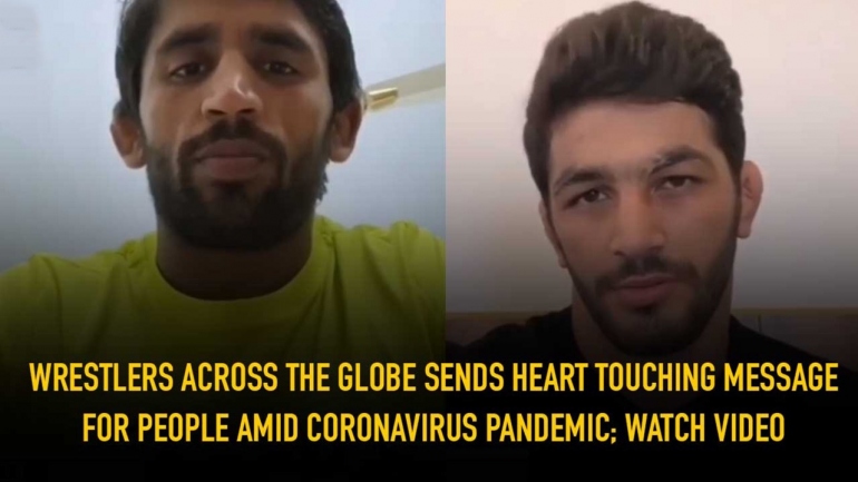 Wrestlers across the globe send heart touching message for people amid Coronavirus pandemic