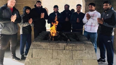 India’s Greco-Roman team dismiss Coronavirus scare, enjoys time at ‘Fire Temple’ in Azerbaijan