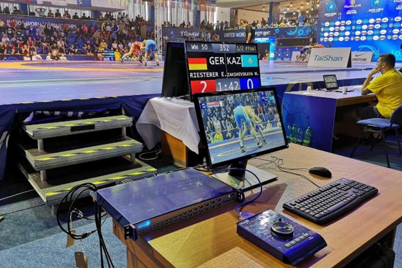 United World Wrestling Partners with Slomo.tv for Video-Refereeing