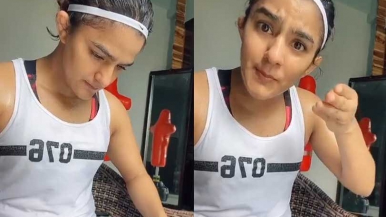 Social Room: Ritu Phogat reveals why she is dehydrated in funny TikTok video; Watch