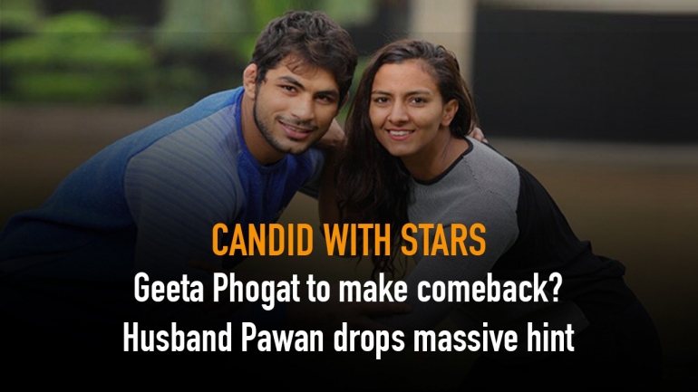 Watch LIVE: Pawan Kumar drops massive hint on Geeta Phogat’s future wrestling plans