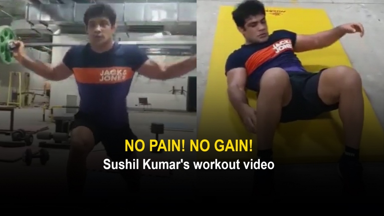 No Pain! No Gain! – Sushil Kumar’s workout video