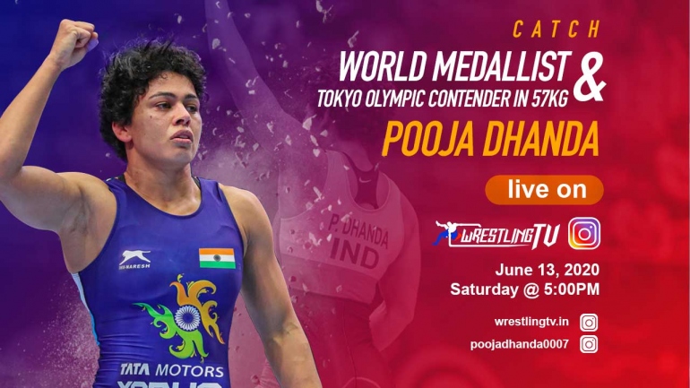 Catch Live Chat with World Medallist Pooja Dhanda – on Saturday – WrestlingTV