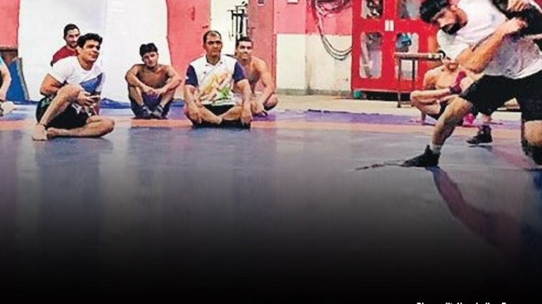 Wrestling News: Ravi Dahiya, Sushil Kumar begin mat training with dummies at Chhatrasal Stadium