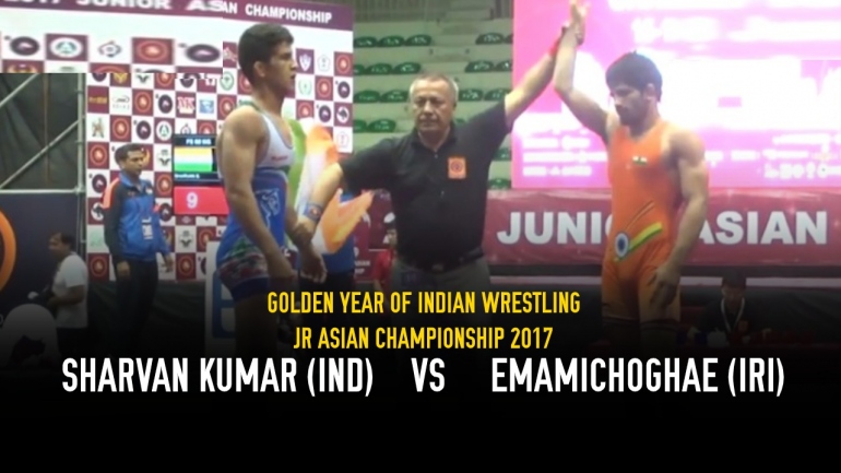 Golden Year of Indian Wrestling – Sharvan kumar (IND) vs Emamichoghae (IRI)