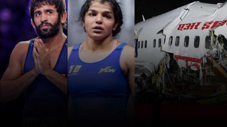 Kozhikode Air India crash: Bajrang Punia, Geeta Phogat and others offer condolences to Air India crash victims