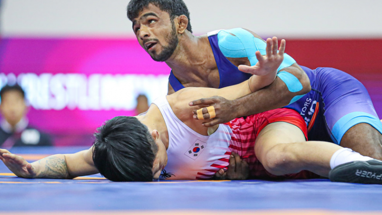 Asian Championship medallist Arjun Halakurki skip wrestling camp due to injury