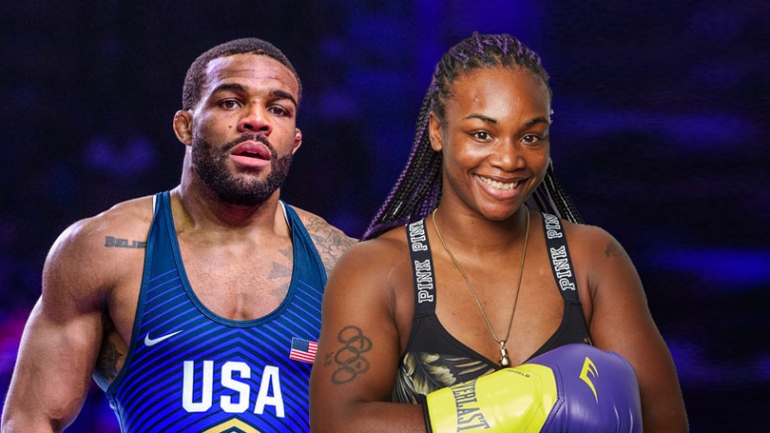 Wrestling Champ Jordan Burroughs offers to help Claressa Shields as she preps for MMA debut