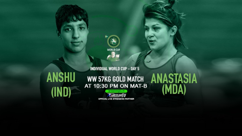 Individual World Cup Day 5: Anshu’s golden run continues, will face European champ Anastasia in 57kg women’s final
