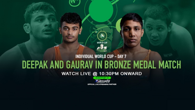 Individual World Cup Day 7: Deepak Punia and Gaurav Baliyan in bronze medal match, Watch LIVE @10:30 PM Onwards