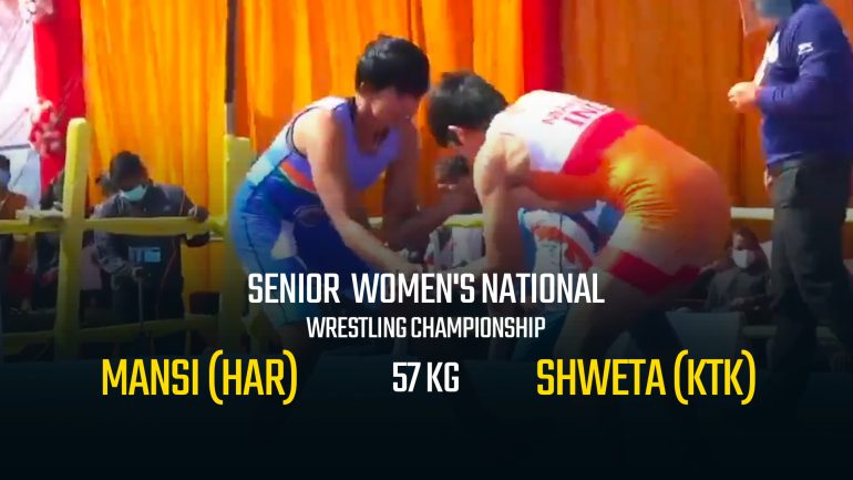 Tata Motors Women’s Wrestling National Championship: 57 KG MANSI ((HAR) VS SHWETA (KTK)