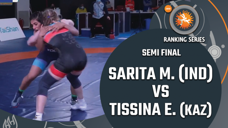 Rome Ranking Series 2021: WW 57 KG SARITA MOR (IND) VS TISSINA E. (KAZ) SEMI FINAL