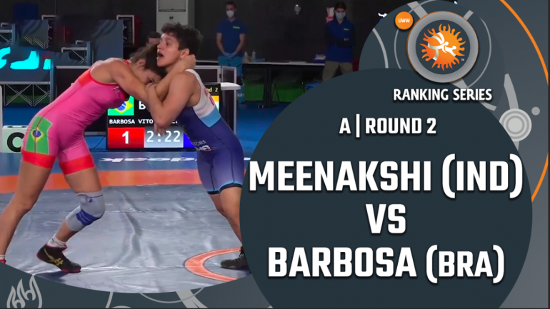 Rome Ranking Series 2021: WW 50 KG R 2- Meenakshi (IND) vs Kamila BARBOSA (BRA)