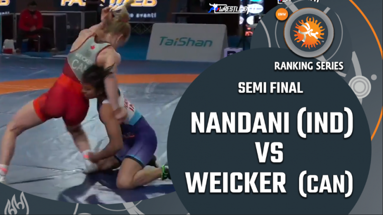 Rome Ranking Series 2021: WW 53 KG Semi finals- Nandini Bajirao (IND) vs Diana Mary (CAN)