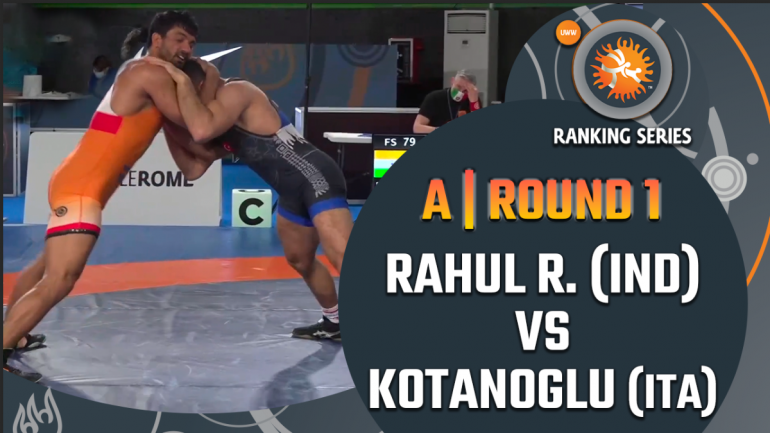 Rome Ranking Series 2021: FS 70kg R1 – Rahul ( IND)  vs Muhammet Nuri (TUR)