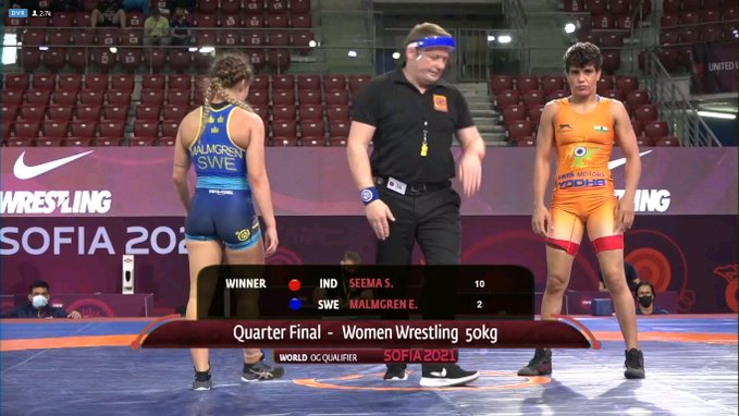 World Wrestling Olympic Qualifiers: Seema moves closer to Tokyo Olympic qualification; Nisha, Pooja ousted