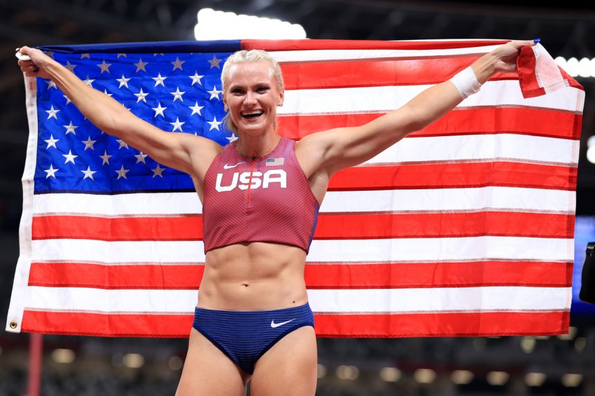 Tokyo Olympics- Athletics: USA’s Katie Nageotte overcomes shaky start to win GOLD in women’s pole vault