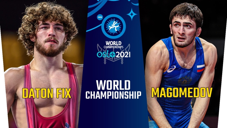 World Championships 2021: FS 61kg, Daton FIX vs Magomedkhan MAGOMEDOV