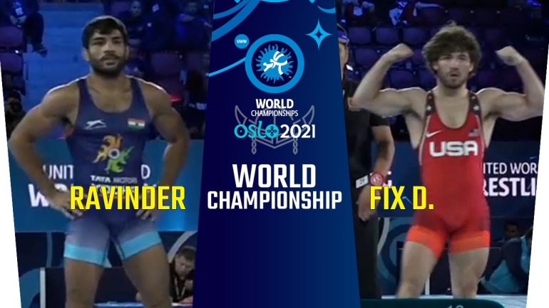 World Championships 2021: FS 61kg, Ravinder vs Fix D