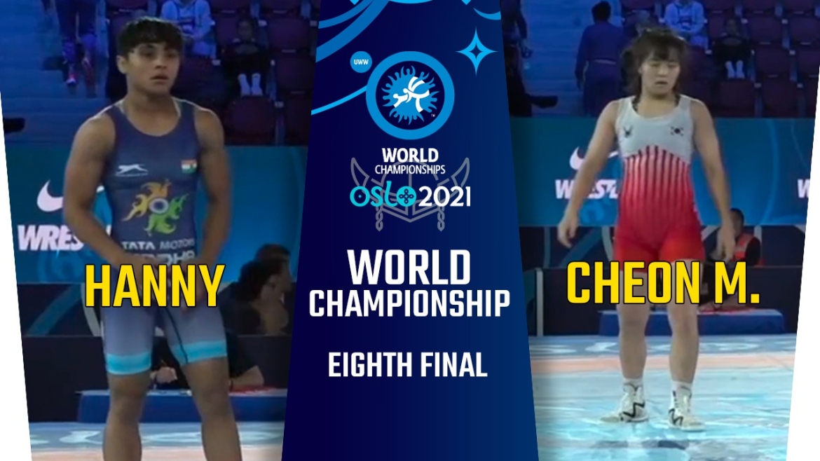 World Championships 2021: WW 50kg, Hanny K. (IND) vs Cheon M. (KOR)