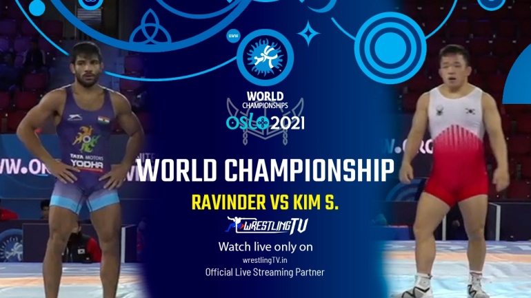 World Championships 2021: FS 61kg, Ravinder vs Kim S